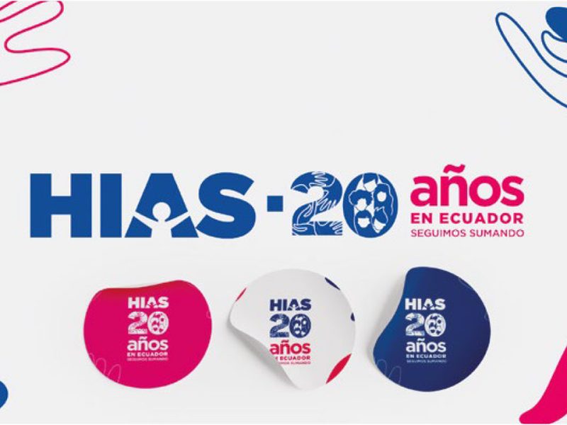 Identidad visual del 20 aniversario de HIAS bajo el concepto Sumar
